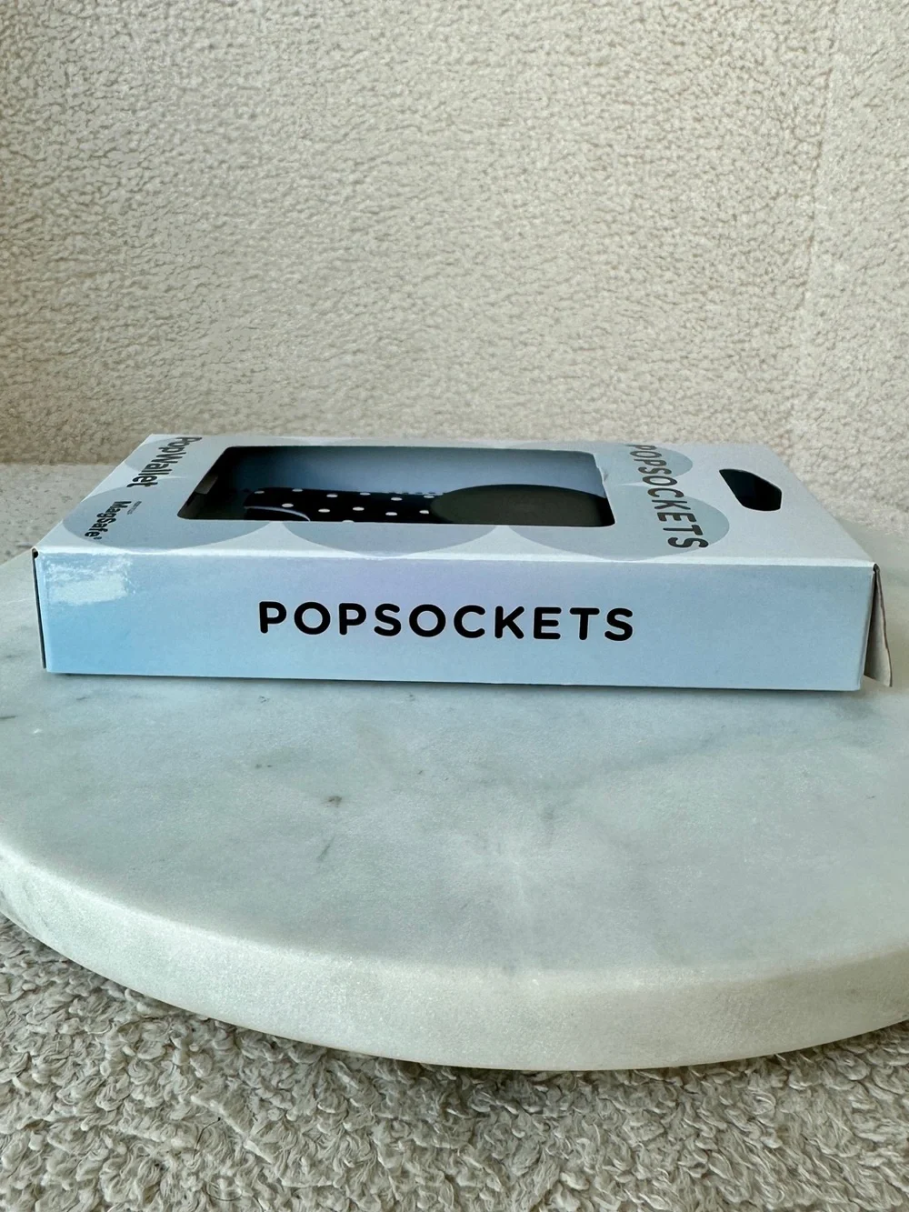 PopSockets Licorice Black Dot MagSafe PopWallet | Phone Grip | NEW